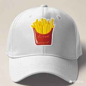 Baseball Cap Manufacturer - Custom Style All Cotton Retro Printing Cartoon Chip Logo Waterproof Velour Bows