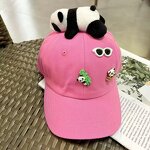 Baseball Cap Manufacturer - Customized Sporty Argyle Kids Caps Breathable Waterproof Cotton Blank Embroidery Panda Logo Adjustable