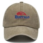 Baseball Cap Manufacturer - Custom 6-Panel a Frame Vintage Organic Cotton 3D Embroidered Logo Waterproof Fabric