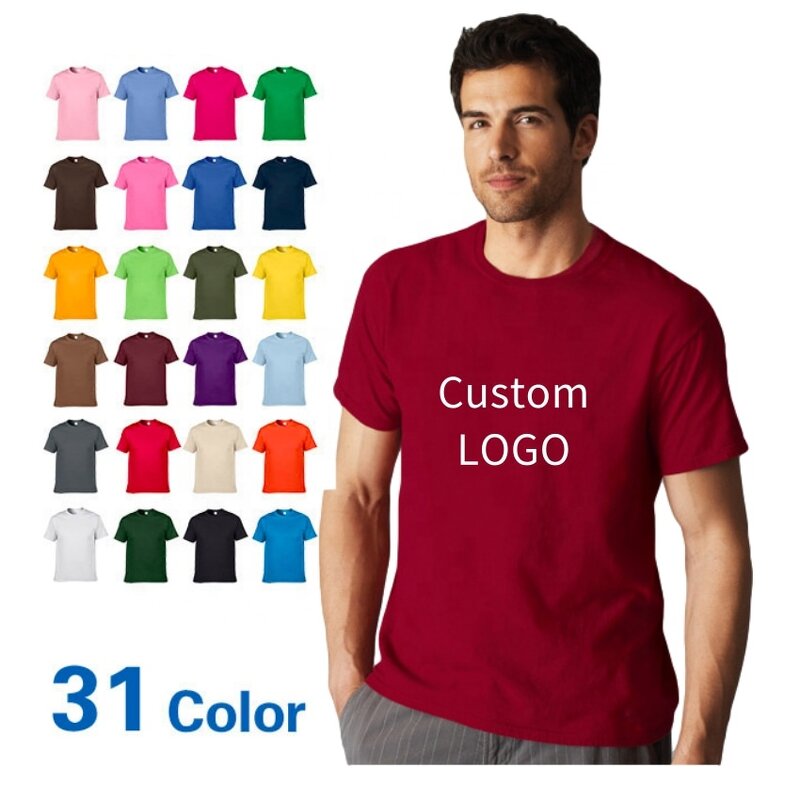 T-Shirt Manufacturer - Top Quality 100% Cotton Men With Printing Custom Your Brand Logo Graphic Tees Oversize White Tee