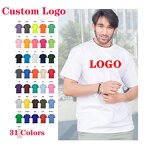 T-Shirt Manufacturer - Wholesale 100% Cotton High Quality Custom Men's Printing Your Brand Graphic Tees Oversize White