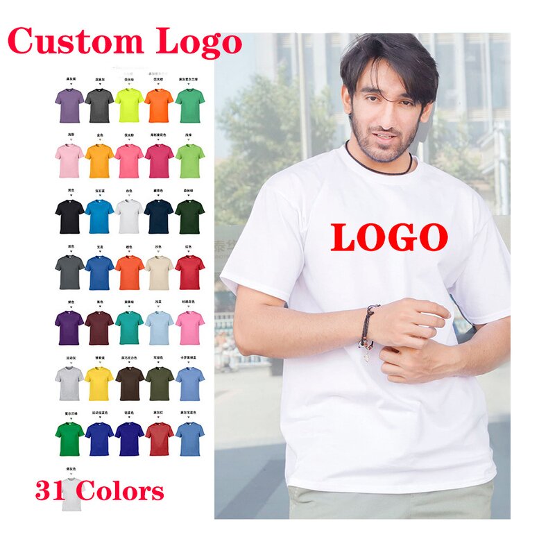 T Shirt Manufacturer - First Grade Quality 100% Cotton Men Printing Custom 100% Cotton Your Own Brand Logo Oversize for Men