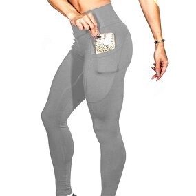 Yoga Leggings Manufacturer - Women's XL High Waist Butt Lifting Seamless Lightweight Spandex Gym Workout Drawstring Plus Size
