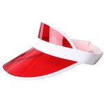 Plastic Visor Cap Manufacturer - Bulk Sale Transparent Plastic Sun Hat Custom Your Brand Logo