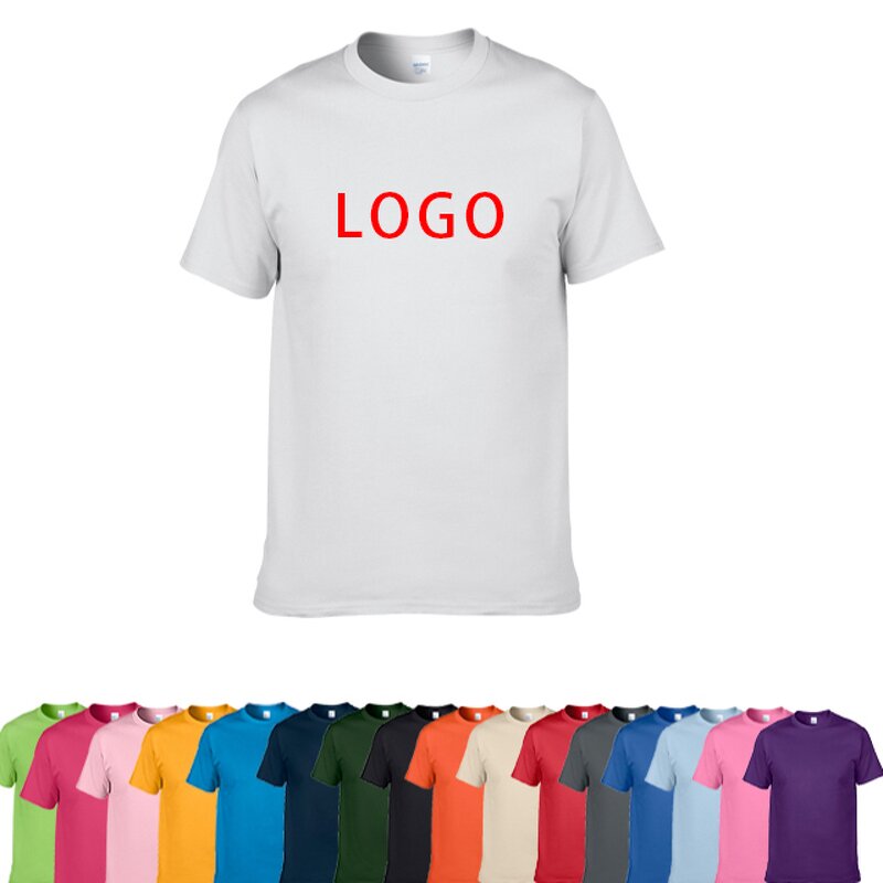 T-Shirt Manufacturer - Custom Men's Solid Woven Cotton Sports with Front Logo Eco-Friendly & Breathable