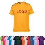 T-Shirt Manufacturer - Top Quality 100% Cotton Men With Printing Custom Your Brand Logo Graphic Tees Oversize White Tee