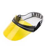 Visor Cap Manufacturer - High Quality Colorful Custom PVC Elastic Band Transparent Visor Caps
