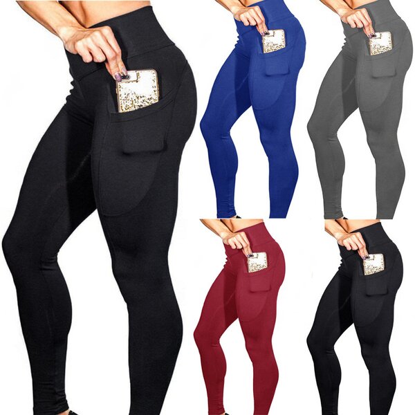 Yoga Leggings Manufacturer - Super Soft Lightweight Fitness High Waisted Gym for Women 100% Polyester Plus Size
