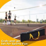 Badminton Pickleball Net Manufacturer - TBN01B Portable Soccer Tennis Kids Volleyball Foldable Polyester Practice Indoor Outdoor