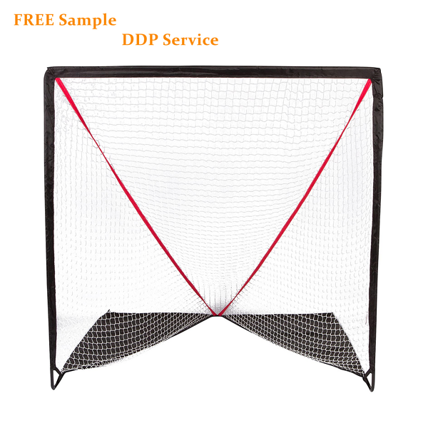 Lacrosse Goal Manufacturer - Low Price Fast Install Fiberglass Frame Collapsible Net Portable Kidstraining Equipment Backyard