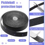 Pickleball Paddle Edge Guard Tape - Heavy Duty Racket Head Guard Protection
