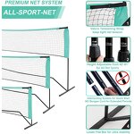 Badminton Net Manufacturer - JTN02G Low Price Customized Portable Professional High Post Beach Mini Kid Voetbal Football Tennis for Court