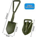 Camping Shovel Manufacturer - RGS02B High Quality Steel Shovel Spades for Farming Tools Tactical Shovel