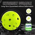 Pickleball Ball Manufacturer - Durable USAPA Approved 40 Hole Outdoor 26 Hole Indoor Professional