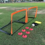 Soccer Goal Set Manufacturer - 4FT by 3FT Portable Kid Backyard Indoor Outdoor Youth Folding Practice Sports Pop up