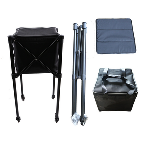 Tennis Pickleball Cart Manufacturer - Durable Customized Logo Square Steel Frame Metal for Training