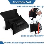Football Practice Net Manufacturer - 7ft by 4ft Outdoor Lightweight Portable Kids Bow Frame Training Target