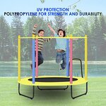 Trampoline Manufacturer - Large Foldable Mini for Kids with Enclosure Net 55in-Load 450lbs