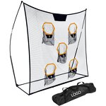 Football Throwing Net Manufacturer - Heavy Duty Foldable Bow Frame Football Trainer