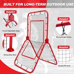 Football Rebounder Net Manufacturer - Hot Sale Customized for Softball Baseball Soccer Practice Outdoor Training