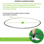 Lacrosse Crease Manufacturer - LC01A Hot Sports Portable Lacrosse Goal Crease