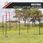 Four Square Volleyball Net Manufacturer - VN06A Low Price 4 Way Badminton Net 4 Way Volleyball Net Factory
