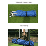 Soccer Football Cart Manufacturer - Easy to Fold-up and Install Lightweight Aluminium Construction With 4 Wheels