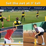 Badminton Pickleball Net Manufacturer - TBN01A Portable Height Adjustable for Junior Tennis Soccer Tennis Kids Volleyball