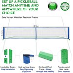Badminton Net Manufacturer - JPN004R Low Price Hot Selling Portable Pickleball Net Popular Tennis Net Support Customization