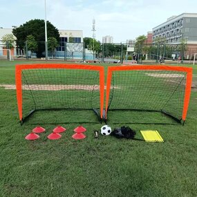 Soccer Goal Set Manufacturer - 4FT by 3FT Portable Kid Backyard Indoor Outdoor Youth Folding Practice Sports Pop up