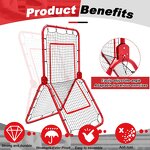 Football Rebounder Net Manufacturer - Hot Sale Customized for Softball Baseball Soccer Practice Outdoor Training