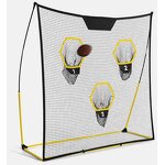 Football Throwing Net Manufacturer - Heavy Duty Foldable Bow Frame Football Trainer