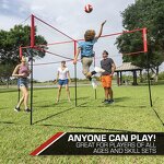 Four Square Volleyball Net Manufacturer - VN06A Low Price 4 Way Badminton Net 4 Way Volleyball Net Factory