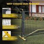 Pickleball Net Manufacturer - 11FT&22FT Easy and Convenient to Carry Outdoor Iron Stand Polyester Mesh With Handbag