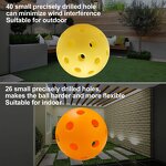 Pickleball Ball Manufacturer - Durable USAPA Approved 40 Hole Outdoor 26 Hole Indoor Professional