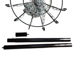 Disc Golf Basket Manufacturer - Factory Price Customized Black Blue Pro 24 Chain Customized With Transit Bag