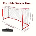Soccer Goal Manufacturer - Durable Customized Portable 12FT by 6FT Square for Training Outdoor Indoor