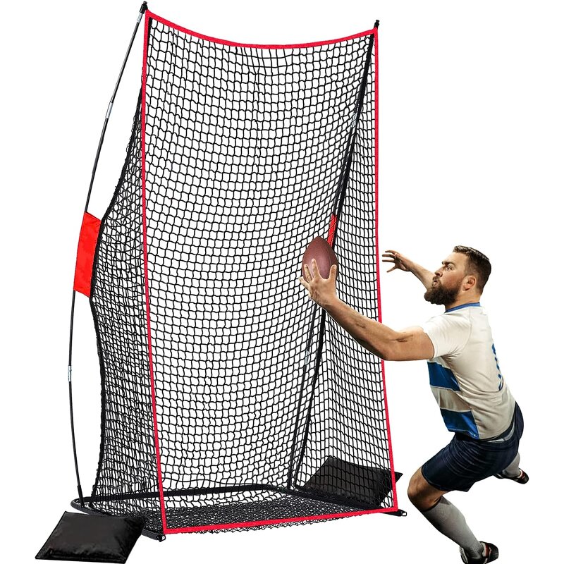 Football Throwing Net Manufacturer - Training Equipment Practice Quarterback Net American Football Trainer