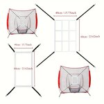 Baseball & Softball Pitching Batting Net Set Manufacturer - Portable 7'x7' Bounce for Training and Hitting