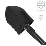 Garden Shovel Manufacturer - RGS01A Cheap Price Folding Shovel Head Survival Shovel for Camping