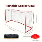Soccer Goal Manufacturer - Hot Sale Portable Customized Color 3M by 2M Square Outdoor Training