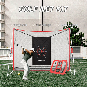 Golf Practice Net Manufacturer - Portable Foldable with Durable Nylon Silk Target Custom Logo Indoor/Outdoor Training Carry Bag