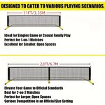 Pickleball Net Manufacturer - Portable 11FT&22FT for Indoor and Outdoor Use With Custom Logo Training Equipment