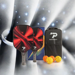 Pickleball Paddle Set Manufacturer - T300 Carbon Fiber 14mm Thickness Textured TPU Edge Guard USAPA Certified 210g Racing PP