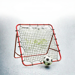 Soccer Rebounder Net Manufacturer - High Quality Portable Football Goal with Bounce Kickback Training Equipment Folding Design
