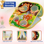 Bean Bag Toss Game Manufacturer - Hot Selling Lower Price Indoor Outdoor Sport Toys Board 3 in 1 With Bean Bags Sets for Kids
