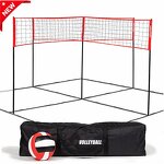 Four Square Volleyball Net Manufacturer - VN06A Low Price 4 Way Badminton Net 4 Way Volleyball Net Factory