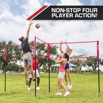 Four Square Volleyball Net Manufacturer - VN06A Low Price 4 Way Badminton Net 4 Way Volleyball Net Factory