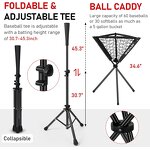 Baseball Softball Ball Caddy Manufacturer - Portable with Metal Tube and Polyester Net Batting Practice Ball Holder