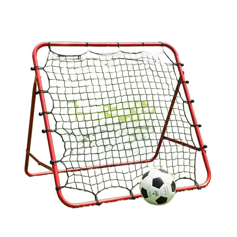 Soccer Rebounder Net Manufacturer - High Quality Portable Football Goal with Bounce Kickback Training Equipment Folding Design